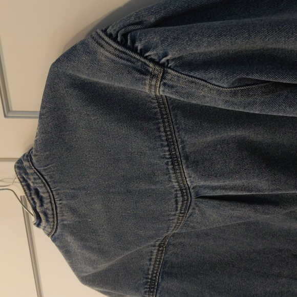 Mango denim shacket in blue - Picture 3 of 4